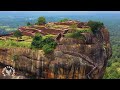 beautiful sigiriya in sri lanka 4k video