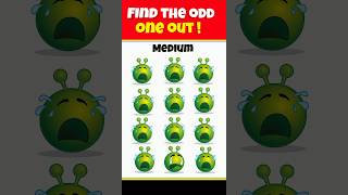 find the odd one out emoji ? eye test game  #shorts #riddles #paheli