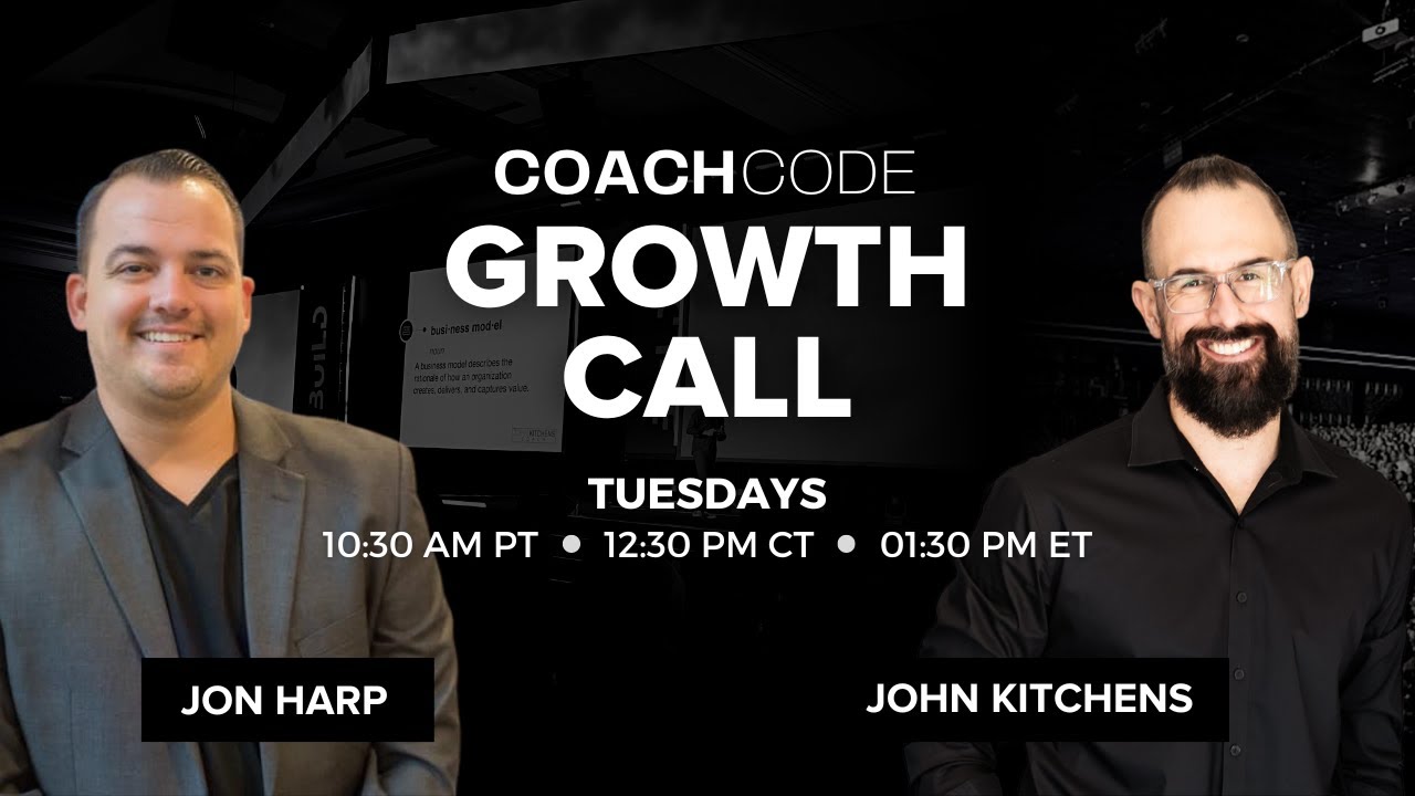 Coach Code Growth Call Youtube