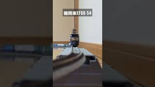 坂を登るEF66牽引の貨物列車！#shorts