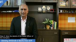 Video 7 - Steps for Claiming Dividends \u0026 Shares from IEPF