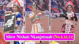 Sibtw Ntxhais Nkaujntsuab (No.9,10,11 | แสดงความสามารถเบอร์ 9,10,11 ธิดาปีใหม่ม้งบ้านขุนกลาง ปี2565