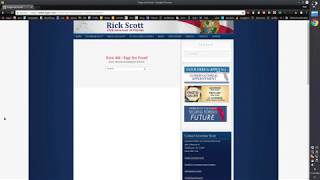 Rick Scott - Florida Governor - Public Records Request FAIL