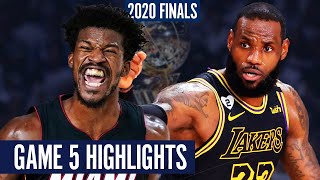 LAKERS vs HEAT GAME 5 - Full Highlights | 2020 NBA Finals