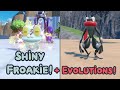 Shiny Froakie after 236 Eggs! (MM) + Greninja Evolution! - Pokemon Violet