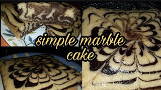 Simple marble cake