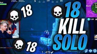 JUST ANOTHER 18 KILL SOLO WIN! - Fortnite Battle Royal (I CAN'T BE STOPPED!)