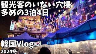 韓国 Vlog 2024冬🎶 演奏撮影＆ソウル街歩き＋美味しいごはん旅！