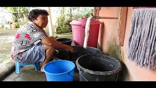 Nanay doing Laundry