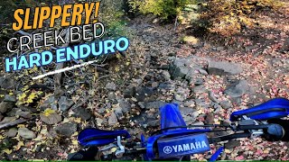 Slippery Creek Bed | YZ250X Hard Enduro