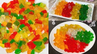 জেলি/জেলো তৈরি | Easy way make jelly/jello at home | Homemade jello in Bangla | No Gelatine jelly