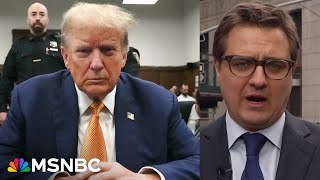 Trump's eyes were 'closed most of the morning': Chris Hayes takes us inside the courtroom