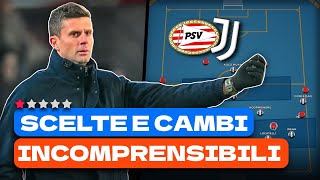 Perché la Juve è stata UMILIATA da una squadra MENO FORTE? E quei CAMBI.. | Analisi Tattica PSV Juve