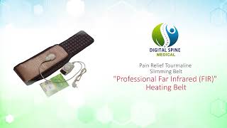 Digital Spine Pain Relief Tourmaline Slimming Belt-Professional (FIR) Heating Belt #digitalspine