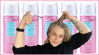 Hairburst Volume and Refresh Dry Shampoo Review / Best Dry Shampoo? Dry Shampoo Review