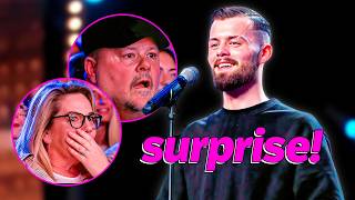 His Parents Had NO IDEA He Was Auditioning... Until They Saw Him On Stage!