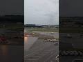 Swiss Airbus A340 butter landing at Zurich Airport