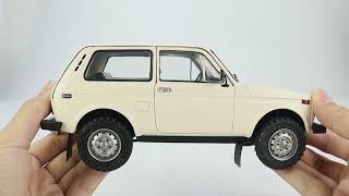 Solido 1:18 Lada Niva Cream White 1980 (S1807301) Diecast car model