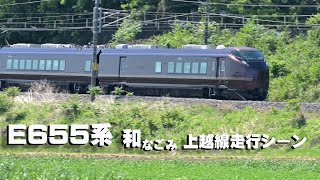 E655系「和（なごみ）」上越線走行シーン