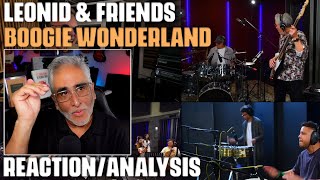 "Boogie Wonderland" (EWF Cover) by Leonid & Friends, Reaction/Analysis by Musician/Producer