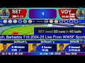 set vs voy 17th match barbados t10 2024 25 part 2 live from wwsf sports