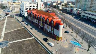 Białystok Rynek Sienny, wcześniej cmentarz luterański. Puściucho.