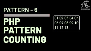 PHP Pattern | PHP Pattern Counting | Pattern 6 | Code Edit Play