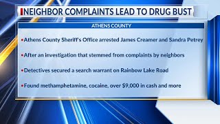 Neighbor complaints lead to drug bust in Athens County