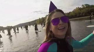 I paddled down the river with 200 WITCHES