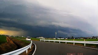 2024年7月22日 激しい雷雨でガストフロント発生