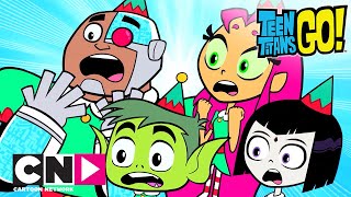 Малки титани: В готовност! | Дядо Коледа напуска Коледа| Cartoon Network