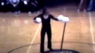 Juggler Mike Chirrick Harlem Globetrotters Show 1976---------50th Anniversary Tour