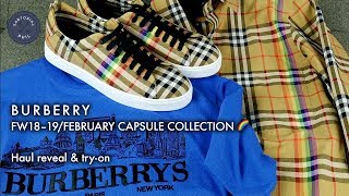 Burberry Men's February Capsule Collection FW18–19: Try-on 🌈 Rainbow Vintage Check