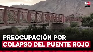 Puente Rojo en Huaral: pobladores temen colapso y aislamiento