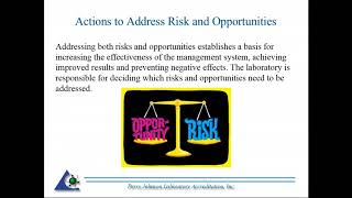 17025 - 8.5 - Action to Address Risk \u0026 Opportunity