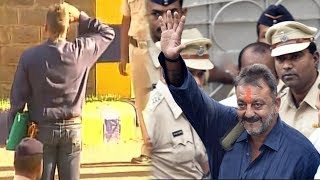 Sanjay Dutt Coming Out Of Yerwada Jail Full Video