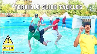 WE ALLOWED SLIDE TACKLES IN A SLIP N SLIDE FOOTBALL TOURNAMENT! WORLD CUP EDITION 💦🏆