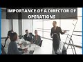 What Are The Roles Of A Director Of Operations