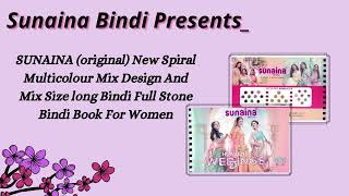 SUNAINA  Spiral Multicolor And Mix Size long Bindi Stone Bindi Book For Women (pack of 600 Bindi)