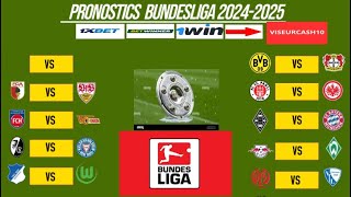 pronostics Foot BUNDESLIGA : Les 9 meilleurs pronostics (BUNDESLIGA saison 2024-2025)