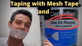 Should you NEVER use Mesh Tape with All Purpose Mud?