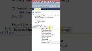 How to create Recursive Function in VB.Net