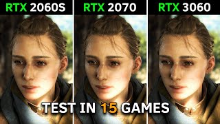 RTX 2060 SUPER vs RTX 2070 vs RTX 3060 | Test In 15 Latest Games | 2023