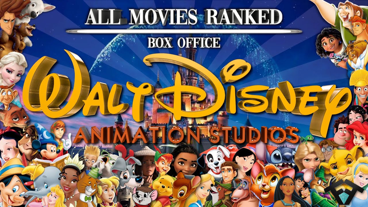 All Walt Disney Animation Movies Ranked (Box Office) - YouTube