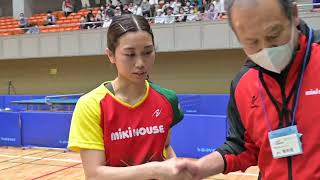 【ハイライト】女子2回戦 佐藤瞳 vs 安藤みなみ｜卓球 第4回パリ五輪日本代表選考会