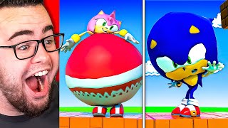 SONIC CHARACTERS But They Are FAT (Reaction)