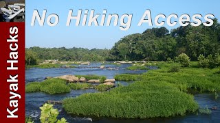 Rappahannock Bass Fishing - No Hiking Access at the Confluence