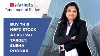 Fundamental Radar: Buy this NBFC stock for a target of Rs 1350, explains Sneha Poddar, Motilal Oswal