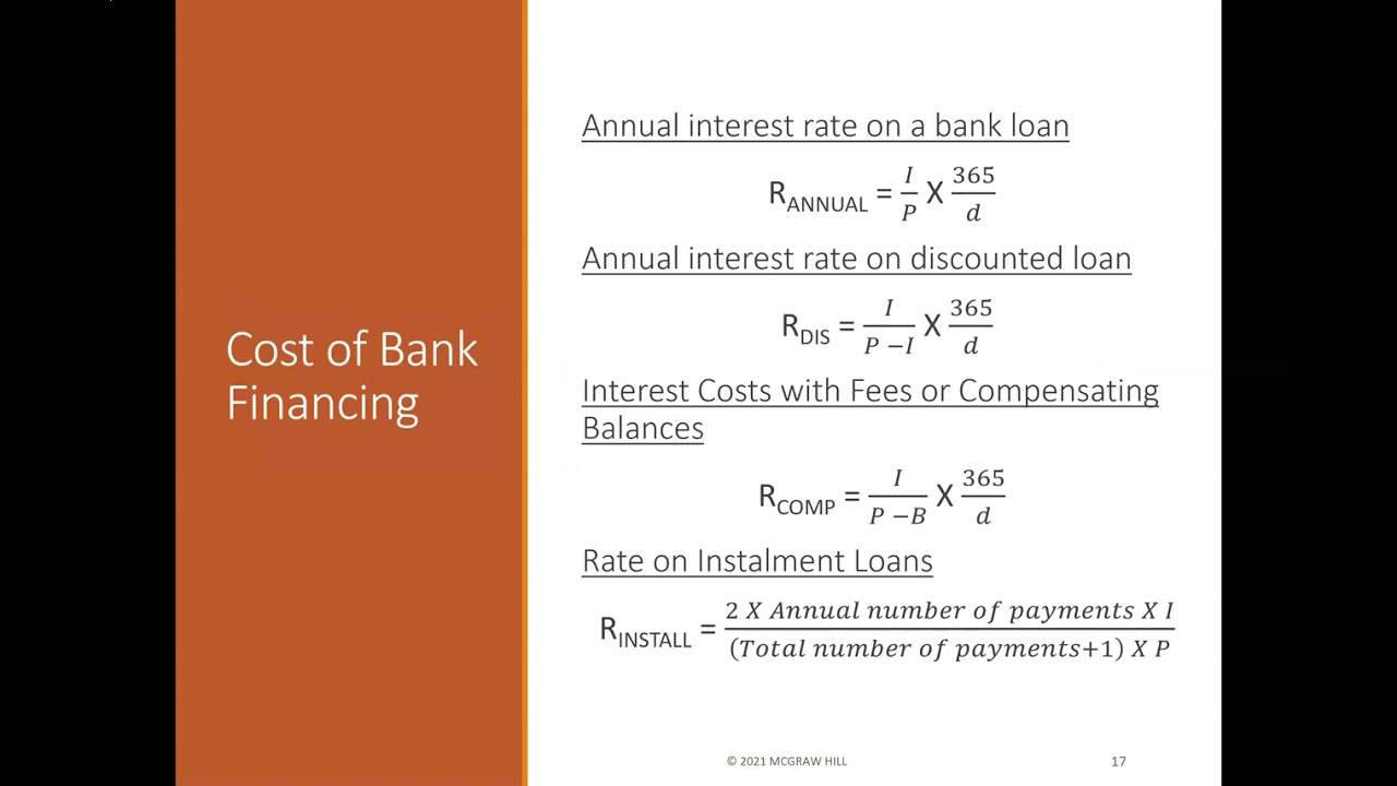 Sources Of Short Term Financing - YouTube