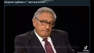 Dr;Henry Kissinger; BiH je Administrativna jedinica,koja sadrzi Hrvate,Muslimane i Srbe.